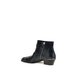 Chloé Black Calf Leather Bos Taurus Lace-Up Boots