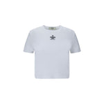 Fendi White Cotton T-Shirt