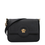 Versace Black Leather Crossbody Bag