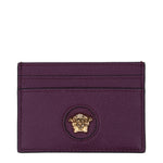 Versace Purple Leather Cardholder