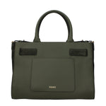 Versace Green Leather Handbag