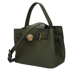 Versace Green Leather Handbag