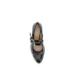 Chloé Black Calf Leather Bos Taurus Ballet Flats