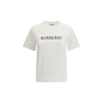 Burberry White Cotton T-Shirt