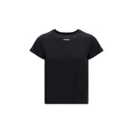 PINKO Black Cotton T-Shirt