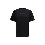 PINKO Black Cotton T-Shirt