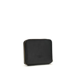 PINKO Black Calf Leather Bos Taurus Wallet