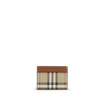Burberry Beige Calf Leather Bos Taurus Wallet