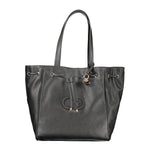Guess Jeans Nero Poliuretano Women Handbag