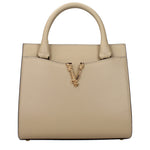 Versace Beige Leather Handbag