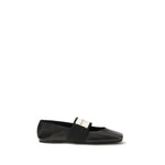 Givenchy Black Lamb Ovis Aries Aries Ballet Flats