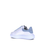 Alexander McQueen Light Blue Calf Leather Bos Taurus Platform Sneakers