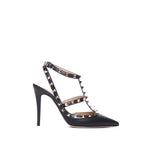 Valentino Garavani Black Calfskin High Heel Pumps