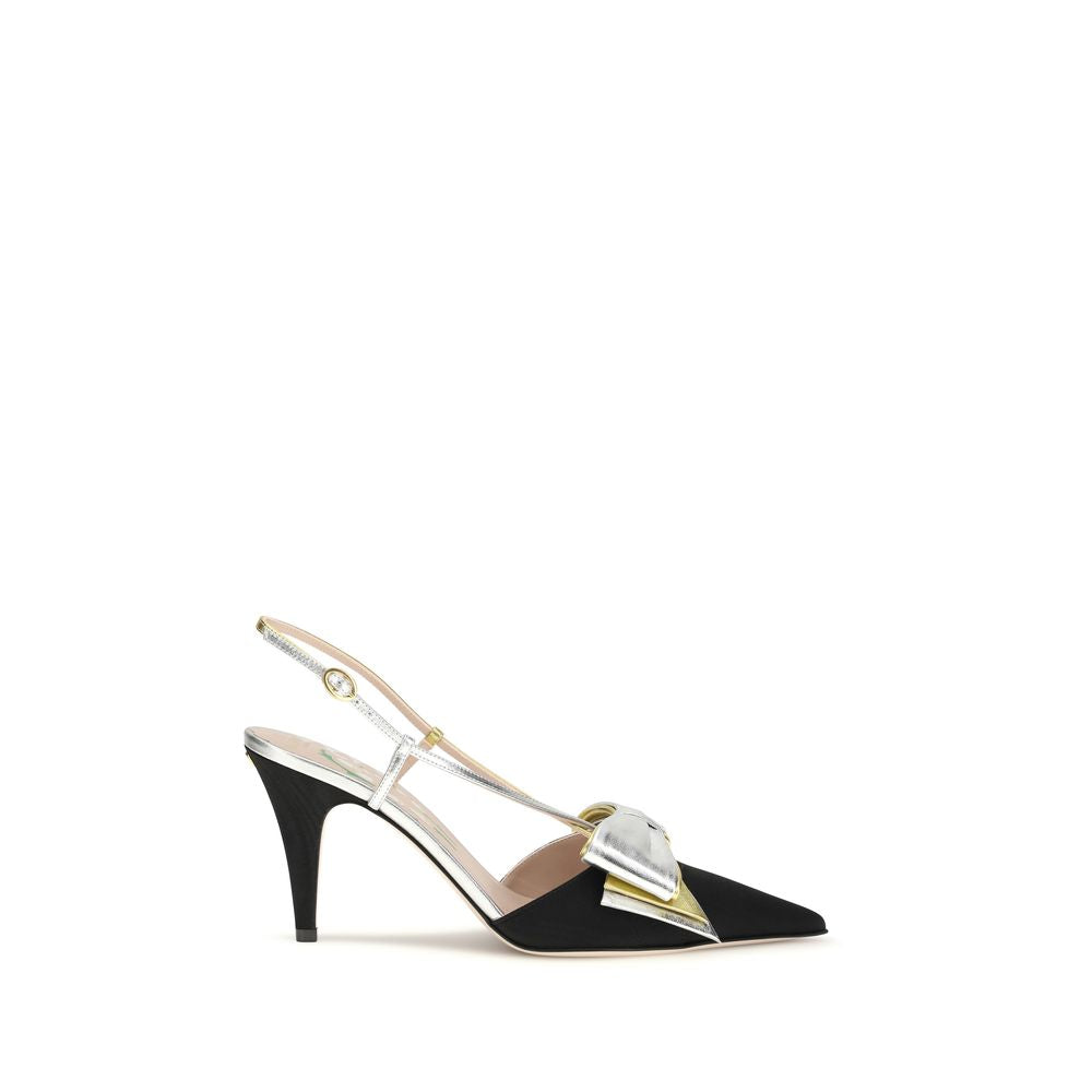 Valentino Garavani Multicolor Calf Leather Bos Taurus Pumps