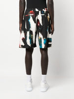 Alexander McQueen Straight Print Shorts
