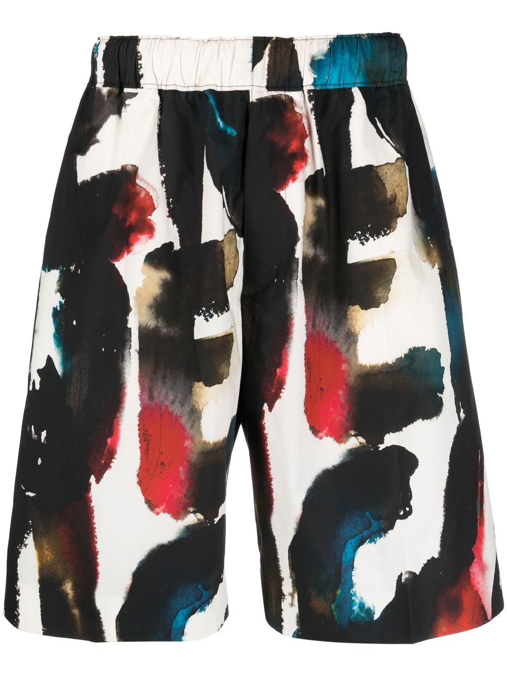 Alexander McQueen Straight Print Shorts