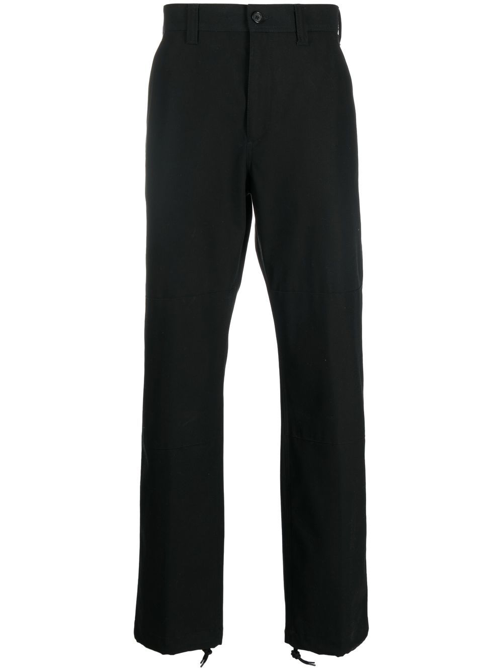 Alexander McQueen drawstring-hem Cotton Trousers