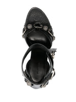 Balenciaga Cagole 110mm leather sandals