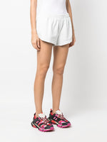 Balenciaga flared elasticated-waist shorts