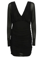 Saint Laurent Short dress with V-neck