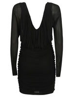 Saint Laurent Short dress with V-neck