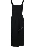 Alexander McQueen zip-embellished Midi Dress