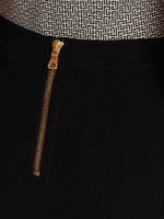 Balmain Button-detail knitted miniskirt