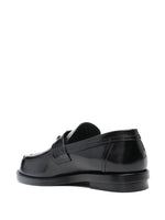 Alexander McQueen logo-plaque Leather Loafers