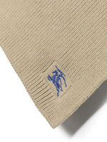 Burberry EKD-embroidered cashmere scarf