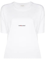 Saint Laurent logo print T-shirt