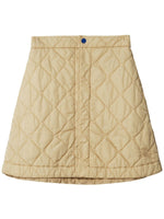 Burberry Quilted mini skirt