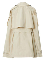Burberry Short silk trench coat