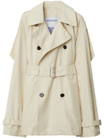 Burberry Short silk trench coat