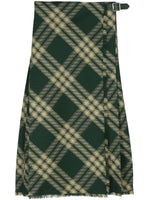 Burberry Pleated wool skirt