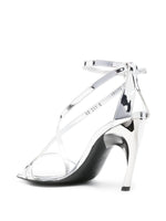 Alexander McQueen Twisted Armadillo 95mm patent sandals