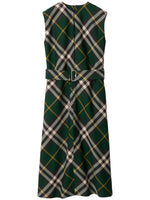 Burberry Nova Check Midi Dress