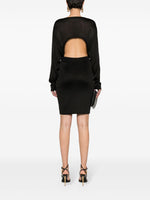 Saint Laurent open-back knitted dress
