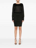 Saint Laurent open-back knitted dress