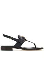 Ferragamo Gancini-buckle Leather Sandals