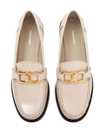 Ferragamo Gancini leather loafers