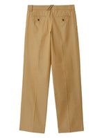Burberry Straight-leg cotton trousers