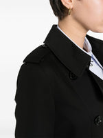 Burberry gabardine-weave trench coat