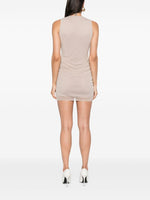 Saint Laurent Short Dress With Ruffles