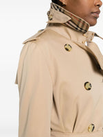 Burberry Short Kensington Heritage cotton trench coat