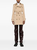 Burberry Short Kensington Heritage cotton trench coat