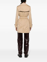 Burberry Short Kensington Heritage cotton trench coat