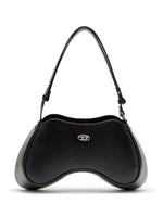 Diesel Play-Semi-gloss leather shoulder bag