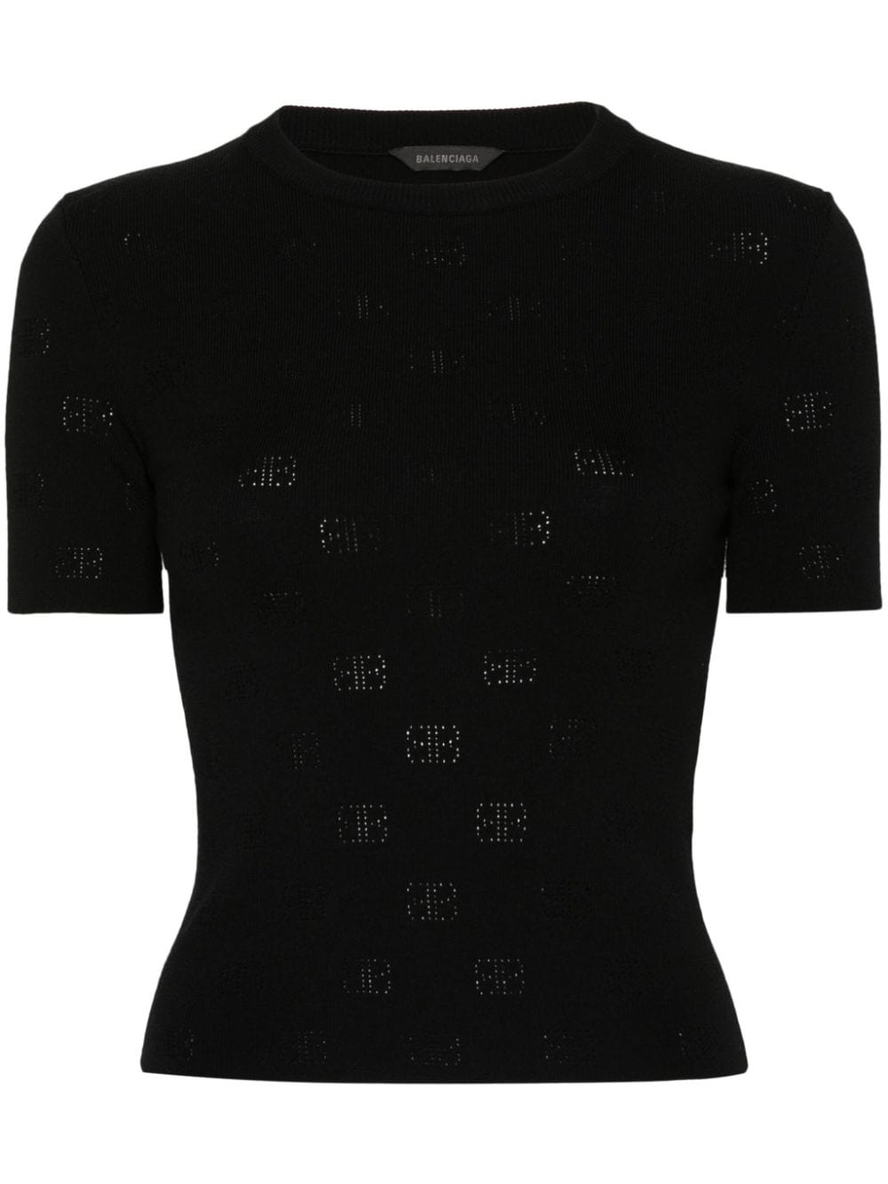 Balenciaga Perforated BB T-shirt