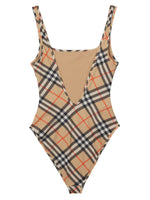 Burberry check-pattern swimsuit