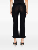 Balenciaga Ruffled Trim Flared Trousers